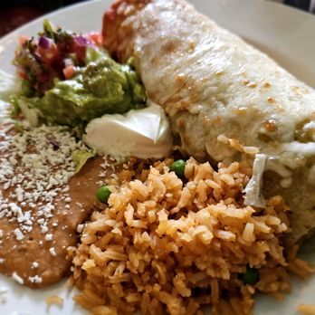 El Charro Cafe - El Charro Carne Seca Chimichanga Frijoles Refritos Arroz Sonora - Tacos Near Me - Tucson, Arizona