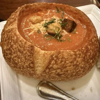 Bistro Boudin - Creamy Tomato Basil (VG) in a Bread Bowl - Bakeries Near Me - San Francisco, California Bistro Boudin - Creamy Tomato Basil (VG) in a Bread Bowl - Bakeries Near Me - San Francisco, California