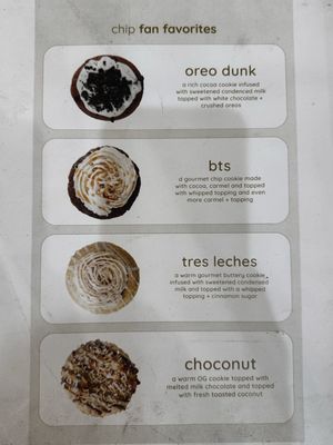 Menu photo 4 Chip Cookies Sacramento, CA Menu photo 4 Chip Cookies Sacramento, CA