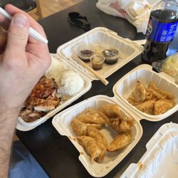 Himitsu Teriyaki Restaurant - Chicken teriyaki, gyoza with salad