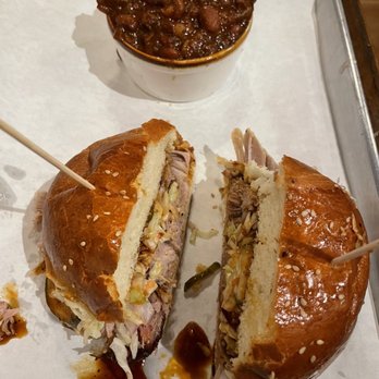 Sophie's BBQ - BBQ Beans + Pulled Pork BBQ Sandwich - Barbeque Near Me - Havertown, Pennsylvania Sophie's BBQ - BBQ Beans + Pulled Pork BBQ Sandwich - Barbeque Near Me - Havertown, Pennsylvania
