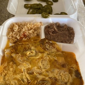 Taqueria Vallarta - Wrong order beef enchiladas - Mexican Near Me - Orange Grove, Texas Taqueria Vallarta - Wrong order beef enchiladas - Mexican Near Me - Orange Grove, Texas