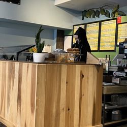 The Lively Daikon - Order area and salad bar