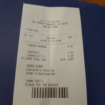 Shore Diner - Bill ... - Diners Near Me - Egg Harbor Township, New Jersey Shore Diner - Bill ... - Diners Near Me - Egg Harbor Township, New Jersey