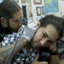 Sam popping Fifi's tattoo cherry! Sam popping Fifi's tattoo cherry!
