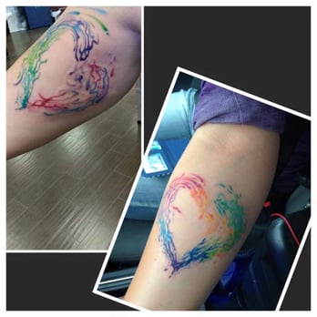 Dedicated Tattoo - Sister hearts done by Stacey Walker - Tattoo Near Me - Temecula, California Dedicated Tattoo - Sister hearts done by Stacey Walker - Tattoo Near Me - Temecula, California