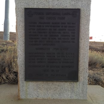 Oak Creek Pass - Oak Creek Pass Historical Marker - Landmarks & Historical Buildings Near Me - Kern, California