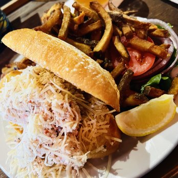 F Street Station - Sourdough Crab sandwich - American Near Me - Anchorage, Alaska F Street Station - Sourdough Crab sandwich - American Near Me - Anchorage, Alaska