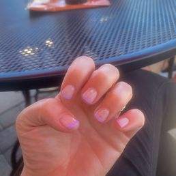 Lavender French tips