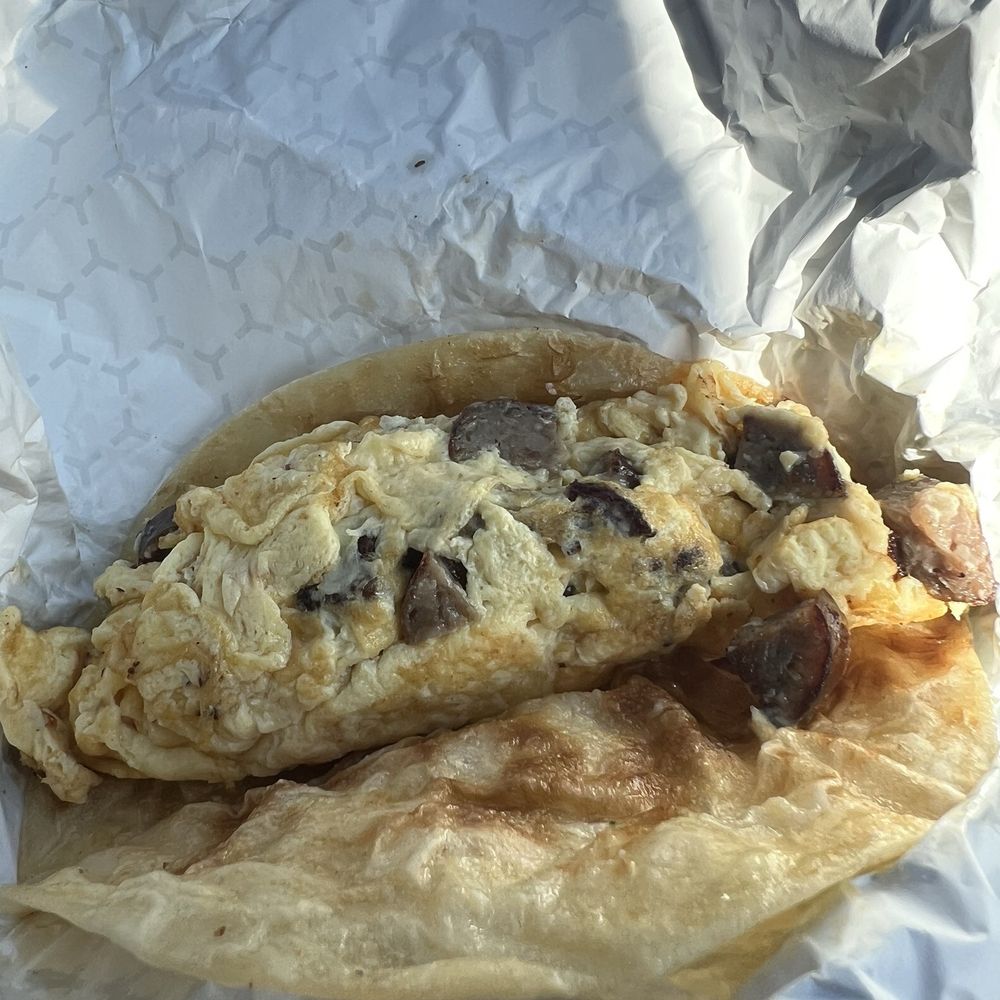 It was labeled eggs taco but clearly it's not It was labeled eggs taco but clearly it's not