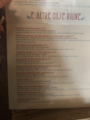 Menu photo 4 Supplizio Rome, RM