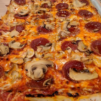 Ledo Pizza - Large Pepperoni & Mushroom! - Pizza Near Me - North Myrtle Beach, South Carolina Ledo Pizza - Large Pepperoni & Mushroom! - Pizza Near Me - North Myrtle Beach, South Carolina