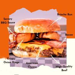 Made Burgers - BBQ Bacon Cheese Burger