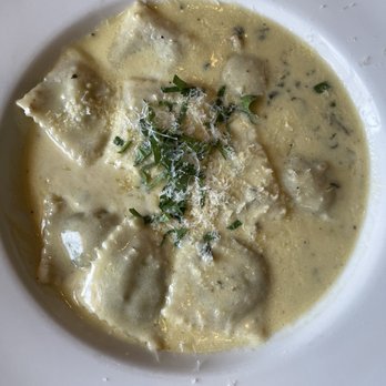 Pranzo Italian Grill - June 7, 2023 - Pranzo Italian Restaurant (Sante Fe, NM) Spinach Ricotta Ravioli - Italian Near Me - Santa Fe, New Mexico