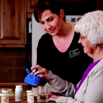 Right at Home - In Home Care - We are happy to help with medication reminders! - Personal Care Services Near Me - West Dundee, Illinois Right at Home - In Home Care - We are happy to help with medication reminders! - Personal Care Services Near Me - West Dundee, Illinois