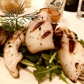 Loi Estiatorio - Grilled calamari - Greek Near Me - New York, New York