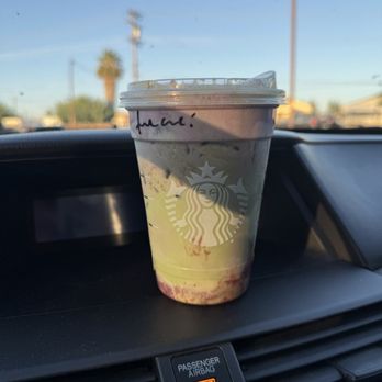Starbucks - Iced Double Berry Matcha - Coffee & Tea Near Me - Delano, California