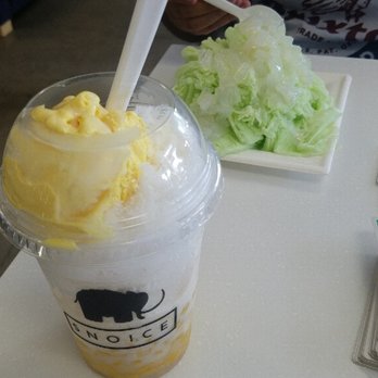 Snoice - Maiz con hielo and honeydew shaved snow - Bubble Tea Near Me - Spring Valley, California