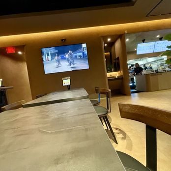 Kyochon Chicken - After renovation look - still plays K-pop videos - Korean Near Me - Los Angeles, California