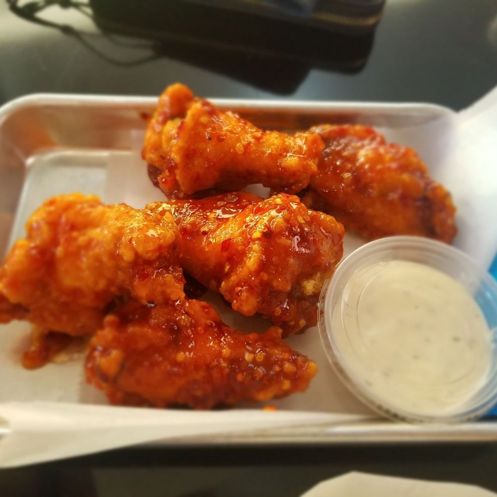 KEEKS Eggrolls & Wings - 5 pc Ninja Kick bone in wings - Asian Fusion Near Me - Keller, Texas KEEKS Eggrolls & Wings - 5 pc Ninja Kick bone in wings - Asian Fusion Near Me - Keller, Texas