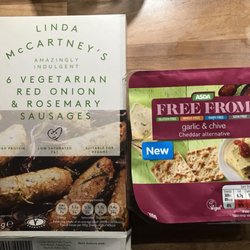Asda Stores - The Linda McCartney veggie sausages are so freaking good!  Wish I could find them in the US.