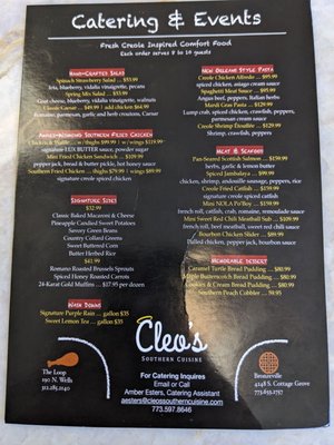 Menu photo 3 Cleo's Southern Cuisine Chicago, IL Menu photo 3 Cleo's Southern Cuisine Chicago, IL