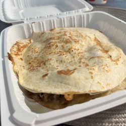 Los Caporales Taqueria - Quesadilla with Meat - Asada