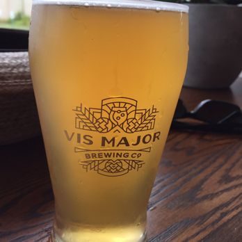 Vis Major Brewing - Ceres Shrine blonde ale. That's a full pour, people. - Breweries Near Me - Omaha, Nebraska