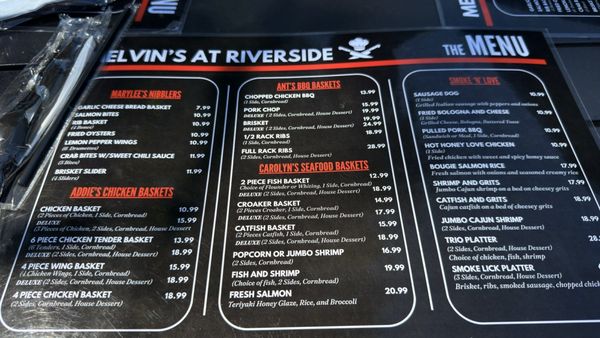 Menu photo 2 Melvin’s at Riverside Fayetteville, NC
