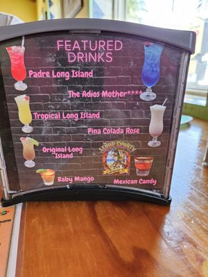 Menu photo 2 Senor Donkey South Padre Island, TX