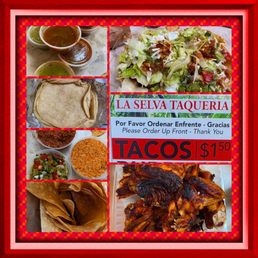 Montage of images from La Selva Taqueria