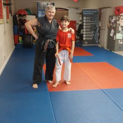New Life Martial Arts - Sensei Angie and my grandson Brody