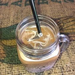 Brûlerie de la Rivière - Iced coffee, moka, lattee, mason jar, drinks