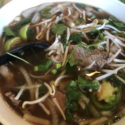 Pho with brisket