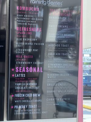 Menu photo 7 Raining Berries Tampa, FL
