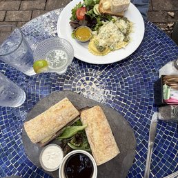 Ravioli, French Dip and Peach Daiquiri