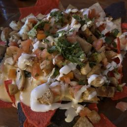 Nachos with chicken