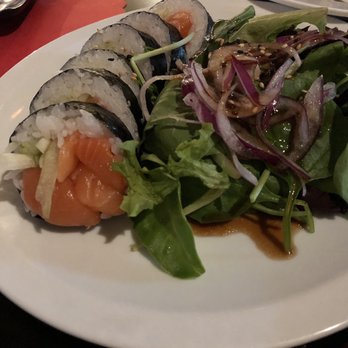 Sushi Yu - Salmon cut roll - Japanese Near Me - Alhambra, California Sushi Yu - Salmon cut roll - Japanese Near Me - Alhambra, California