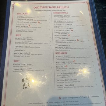 OLD THOUSAND - Updated February 2026 - 726 Photos & 538 Reviews - 1000