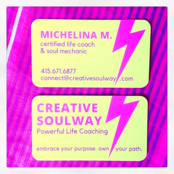 Creative Soulway - Business is a spiritual practice. I go colorful and bold. What's your mission and how to you want to express it to the world? - Life Coach Near Me Creative Soulway - Business is a spiritual practice. I go colorful and bold. What's your mission and how to you want to express it to the world? - Life Coach Near Me