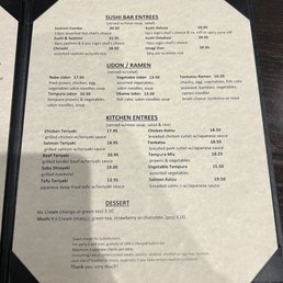 Menu Menu