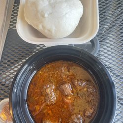 Taste of Congo - Beef stew and fufu
