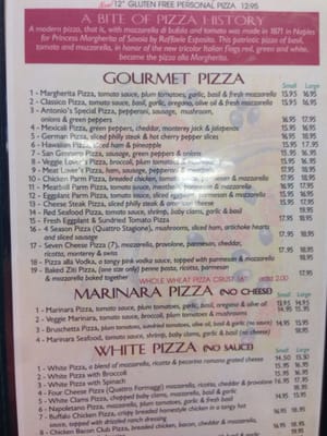 Menu photo 4 Antonio's Brick Oven Pizza Metuchen, NJ