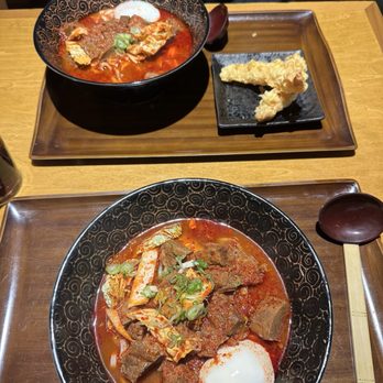 Wa Kitchen Kuu - Spicy beef udon + shrimp tempura - Japanese Near Me - Portland, Oregon Wa Kitchen Kuu - Spicy beef udon + shrimp tempura - Japanese Near Me - Portland, Oregon