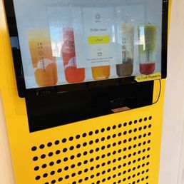 Self check out on kiosks Self check out on kiosks