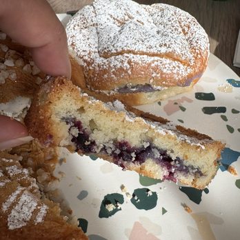 Kasama - Ube huckleberry basque cake - Filipino Near Me - Chicago, Illinois Kasama - Ube huckleberry basque cake - Filipino Near Me - Chicago, Illinois
