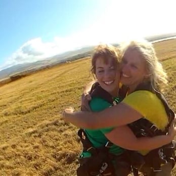 Skydive Kauai - Afterwards, mother and I - Skydiving Near Me Skydive Kauai - Afterwards, mother and I - Skydiving Near Me