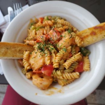 Norman's Bistro - Chipotle pasta with enormous shrimp. - Brazilian Near Me - Chicago, Illinois