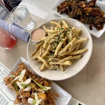 The Roost - Bangin' Cauliflower, Truffle Parm Fries, Fried Brussels Sprouts - Bars Near Me - Longmont, Colorado