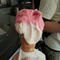 IJssalon Vivaldi - Pomegranate and Raspberry yogurt